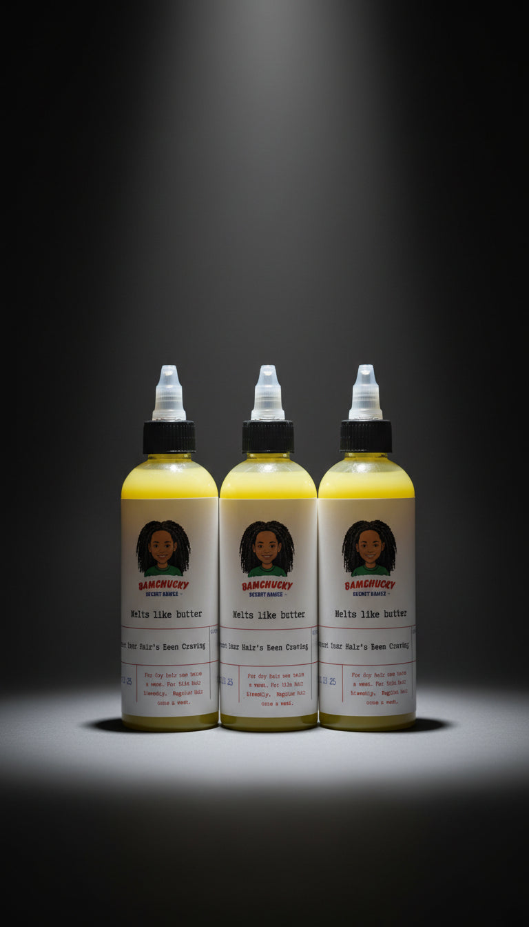 π€ BamChucky Secret Sauce β Ultra-Nourishing Oil to Grease for Strong, Silky, Hydrated Hair