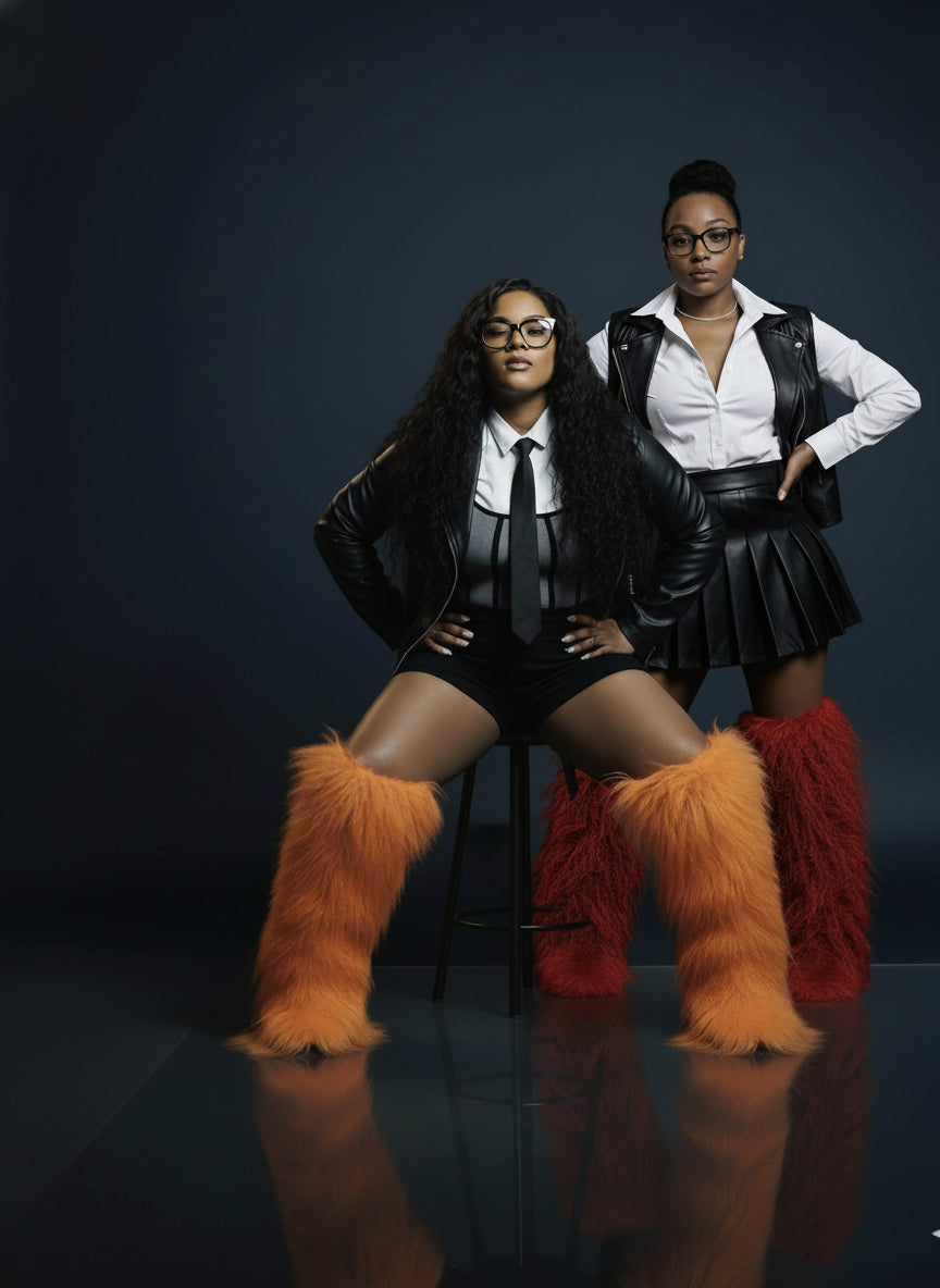 🧸TEDDY BEAR OVER THE KNEE FUR BOOTS BOOTS TAKE UP TO 14 BUSINESS DAYS