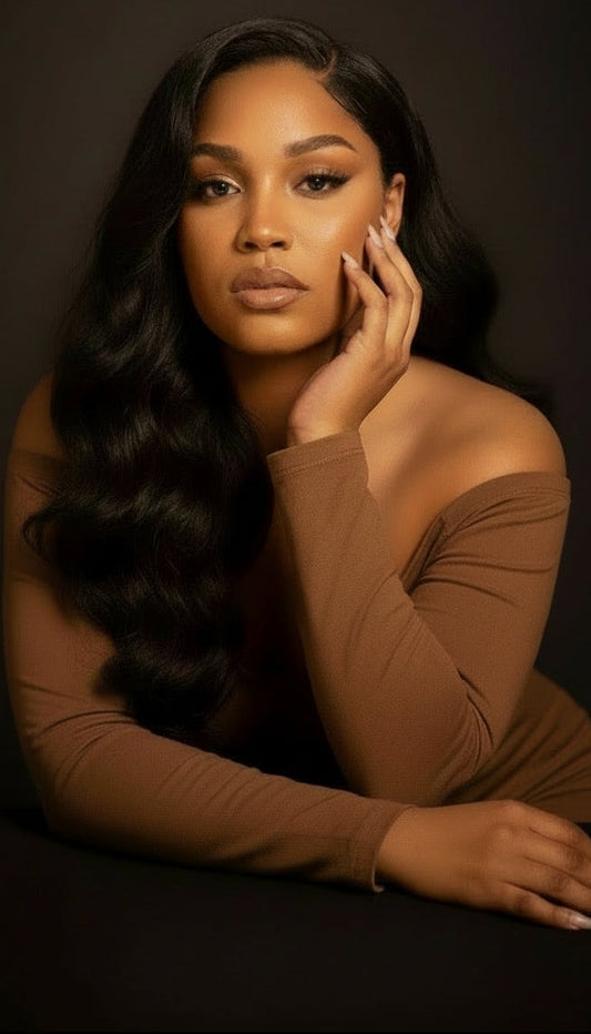 Off the Shoulder Allure Bodycon Dress — Long Sleeve, Brown Solid Color, Casual to Formal