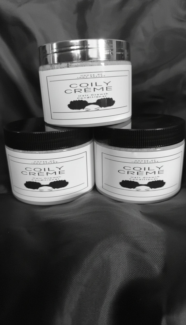 🖤 Coil Crème – Ultra-Rich Moisturizing Conditioner for Kinky, Coily & Curly Hair