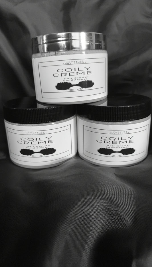 🖤 Coil Crème – Ultra-Rich Moisturizing Conditioner for Kinky, Coily & Curly Hair